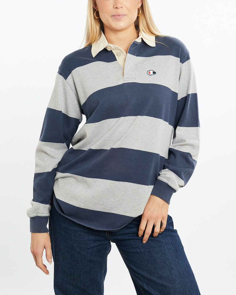 Vintage, Champion, Rugby, Shirt, The Real Deal, size medium, colour Multicolour, newtown, sydney, australia, thrift store, opshop, preloved, secondhand, sustainable, retro, antique, 70s, 80s, 90s, 2000s, 00s, fashion, clothing, streetwear, trendy, garment, style, boutique, store, shop, archive, sale, cheap, best, top, Shirts