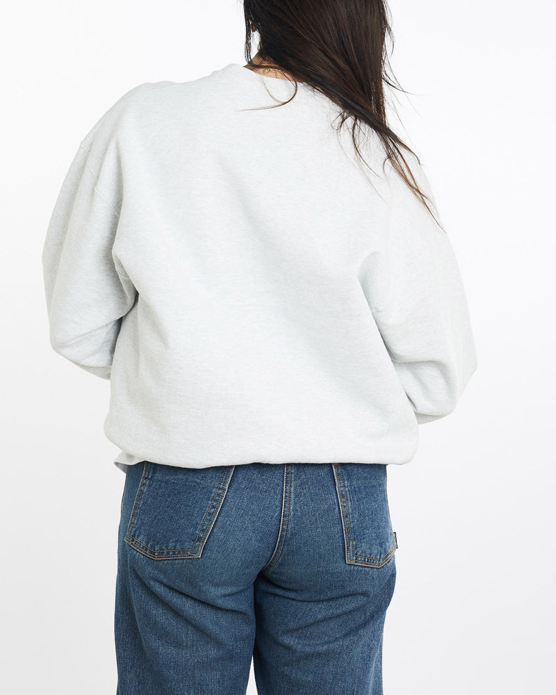 Vintage, 90s, Nike, Heavyweight, Sweatshirt, The Real Deal, size medium, colour Grey, newtown, sydney, australia, thrift store, opshop, preloved, secondhand, sustainable, retro, antique, 70s, 80s, 90s, 2000s, 00s, fashion, clothing, streetwear, trendy, garment, style, boutique, store, shop, archive, sale, cheap, best, top, Sweats and hoodies