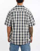 Vintage, 90s, Carhartt, Short, Sleeve, Button, Up, Shirt, The Real Deal, size extra large, colour Multicolour, newtown, sydney, australia, thrift store, opshop, preloved, secondhand, sustainable, retro, antique, 70s, 80s, 90s, 2000s, 00s, fashion, clothing, streetwear, trendy, garment, style, boutique, store, shop, archive, sale, cheap, best, top, Shirts