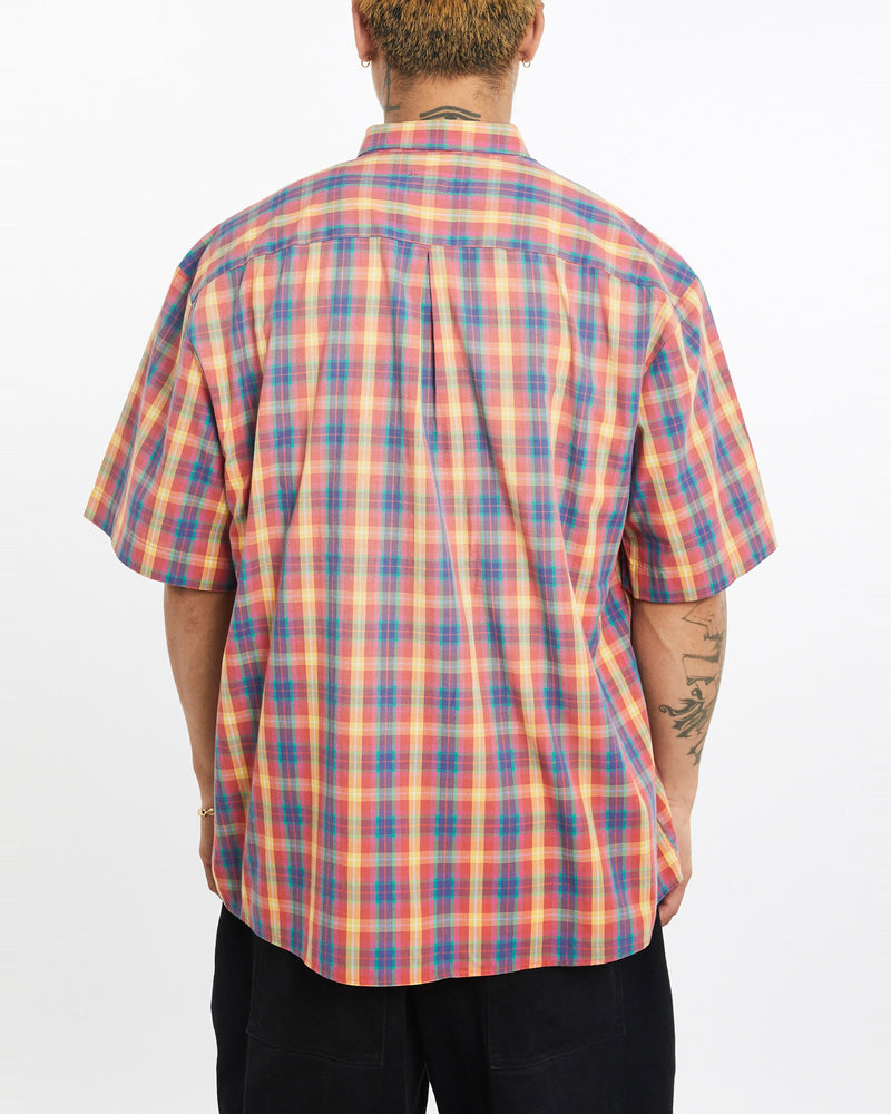 Vintage, 90s, Polo, Ralph, Lauren, Short, Sleeve, Button, Up, Shirt, The Real Deal, size extra large, colour Multicolour, newtown, sydney, australia, thrift store, opshop, preloved, secondhand, sustainable, retro, antique, 70s, 80s, 90s, 2000s, 00s, fashion, clothing, streetwear, trendy, garment, style, boutique, store, shop, archive, sale, cheap, best, top, Shirts