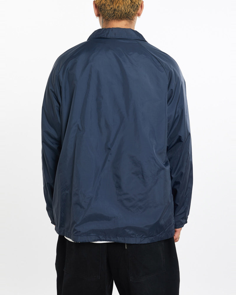 Vintage, 90s, Nike, Coaches, Jacket, The Real Deal, size extra large, colour Navy, newtown, sydney, australia, thrift store, opshop, preloved, secondhand, sustainable, retro, antique, 70s, 80s, 90s, 2000s, 00s, fashion, clothing, streetwear, trendy, garment, style, boutique, store, shop, archive, sale, cheap, best, top, Jackets