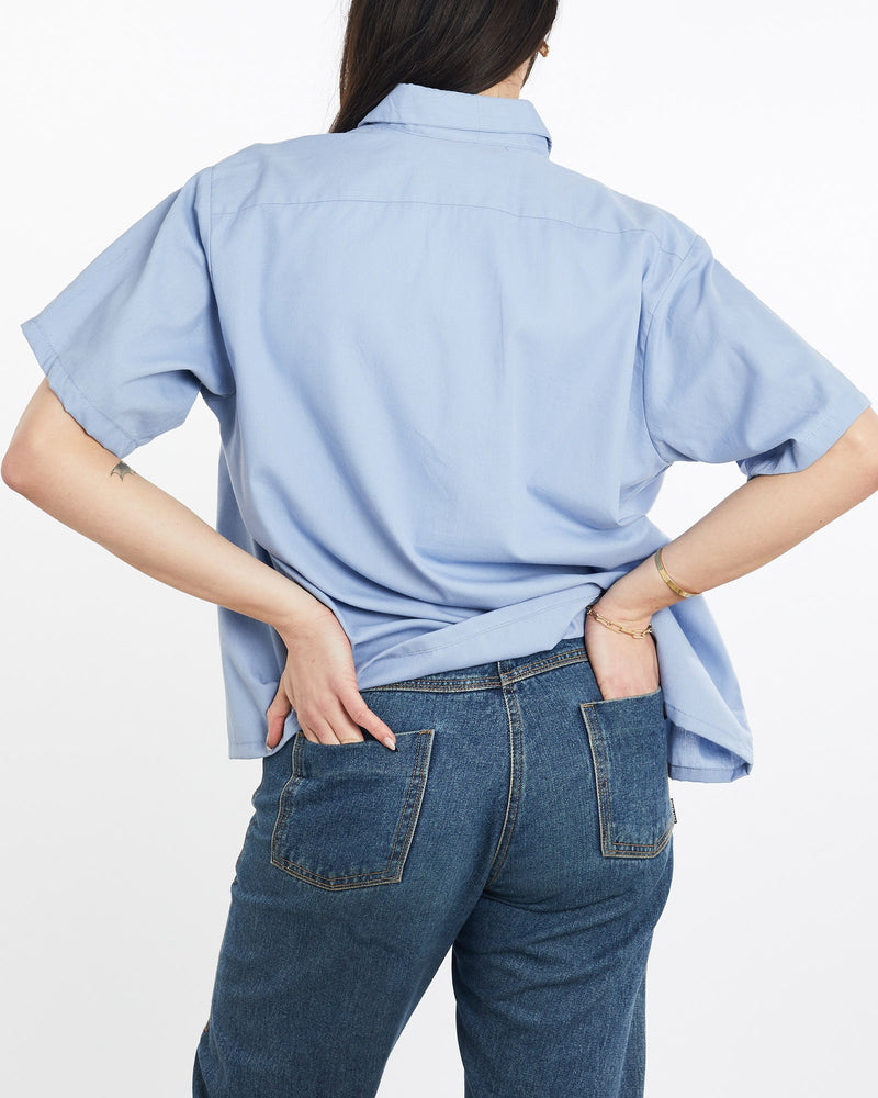 Vintage, Mechanic, Shirt, The Real Deal, size large, colour Blue, newtown, sydney, australia, thrift store, opshop, preloved, secondhand, sustainable, retro, antique, 70s, 80s, 90s, 2000s, 00s, fashion, clothing, streetwear, trendy, garment, style, boutique, store, shop, archive, sale, cheap, best, top, Shirts