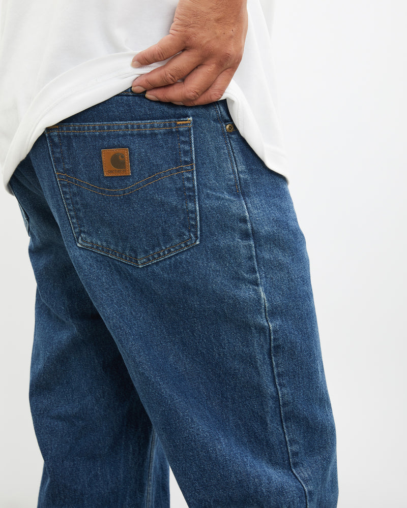 Vintage Carhartt Denim Jeans <br>38" , The Real Deal , newtown, sydney, australia, thrift store, opshop, preloved, secondhand, sustainable, retro, antique, 70s, 80s, 90s, 2000s, 00s, fashion, clothing, streetwear, trendy, garment, style, boutique, store, shop, archive, sale, cheap, best, top
