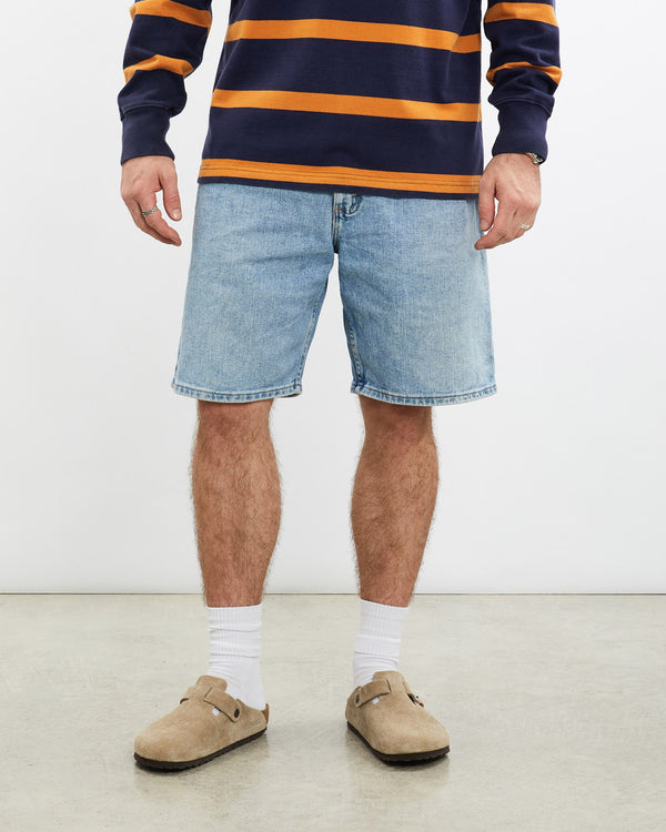 Vintage, Wrangler, Denim, Shorts, The Real Deal, size 33", colour Blue, newtown, sydney, australia, thrift store, opshop, preloved, secondhand, sustainable, retro, antique, 70s, 80s, 90s, 2000s, 00s, fashion, clothing, streetwear, trendy, garment, style, boutique, store, shop, archive, sale, cheap, best, top, Shorts
