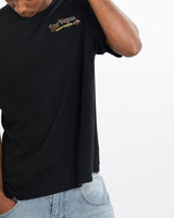 Harley, Davidson, Tee, The Real Deal, size large, colour Black, newtown, sydney, australia, thrift store, opshop, preloved, secondhand, sustainable, retro, antique, 70s, 80s, 90s, 2000s, 00s, fashion, clothing, streetwear, trendy, garment, style, boutique, store, shop, archive, sale, cheap, best, top, T-Shirts