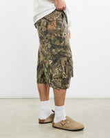 Vintage, Mossy, Oak, Realtree, Camo, Cargo, Shorts, The Real Deal, size 32", colour Green, newtown, sydney, australia, thrift store, opshop, preloved, secondhand, sustainable, retro, antique, 70s, 80s, 90s, 2000s, 00s, fashion, clothing, streetwear, trendy, garment, style, boutique, store, shop, archive, sale, cheap, best, top, Shorts