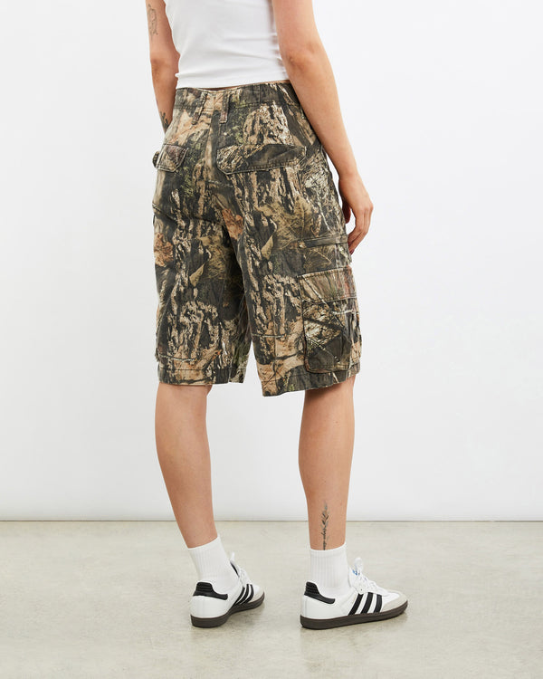 Vintage, Realtree, Camo, Cargo, Shorts, The Real Deal, size 31", colour Green, newtown, sydney, australia, thrift store, opshop, preloved, secondhand, sustainable, retro, antique, 70s, 80s, 90s, 2000s, 00s, fashion, clothing, streetwear, trendy, garment, style, boutique, store, shop, archive, sale, cheap, best, top, Shorts