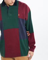 Vintage, 90s, Polo, Ralph, Lauren, Rugby, Shirt, The Real Deal, size extra large, colour Multicolour, newtown, sydney, australia, thrift store, opshop, preloved, secondhand, sustainable, retro, antique, 70s, 80s, 90s, 2000s, 00s, fashion, clothing, streetwear, trendy, garment, style, boutique, store, shop, archive, sale, cheap, best, top, Shirts