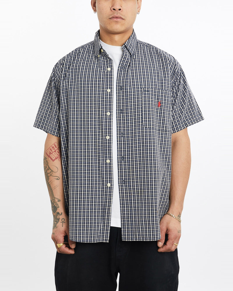 Vintage, 90s, Polo, Ralph, Lauren, Short, Sleeve, Button, Up, Shirt, The Real Deal, size extra large, colour Multicolour, newtown, sydney, australia, thrift store, opshop, preloved, secondhand, sustainable, retro, antique, 70s, 80s, 90s, 2000s, 00s, fashion, clothing, streetwear, trendy, garment, style, boutique, store, shop, archive, sale, cheap, best, top, Shirts