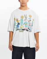 Vintage, 1995, Looney, Tunes, Cartoon, Tee, The Real Deal, size large, colour Grey, newtown, sydney, australia, thrift store, opshop, preloved, secondhand, sustainable, retro, antique, 70s, 80s, 90s, 2000s, 00s, fashion, clothing, streetwear, trendy, garment, style, boutique, store, shop, archive, sale, cheap, best, top, T-Shirts