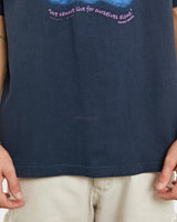 Vintage, Orca, Whale, Wildlife, Tee, The Real Deal, size extra large, colour Navy, newtown, sydney, australia, thrift store, opshop, preloved, secondhand, sustainable, retro, antique, 70s, 80s, 90s, 2000s, 00s, fashion, clothing, streetwear, trendy, garment, style, boutique, store, shop, archive, sale, cheap, best, top, T-Shirts