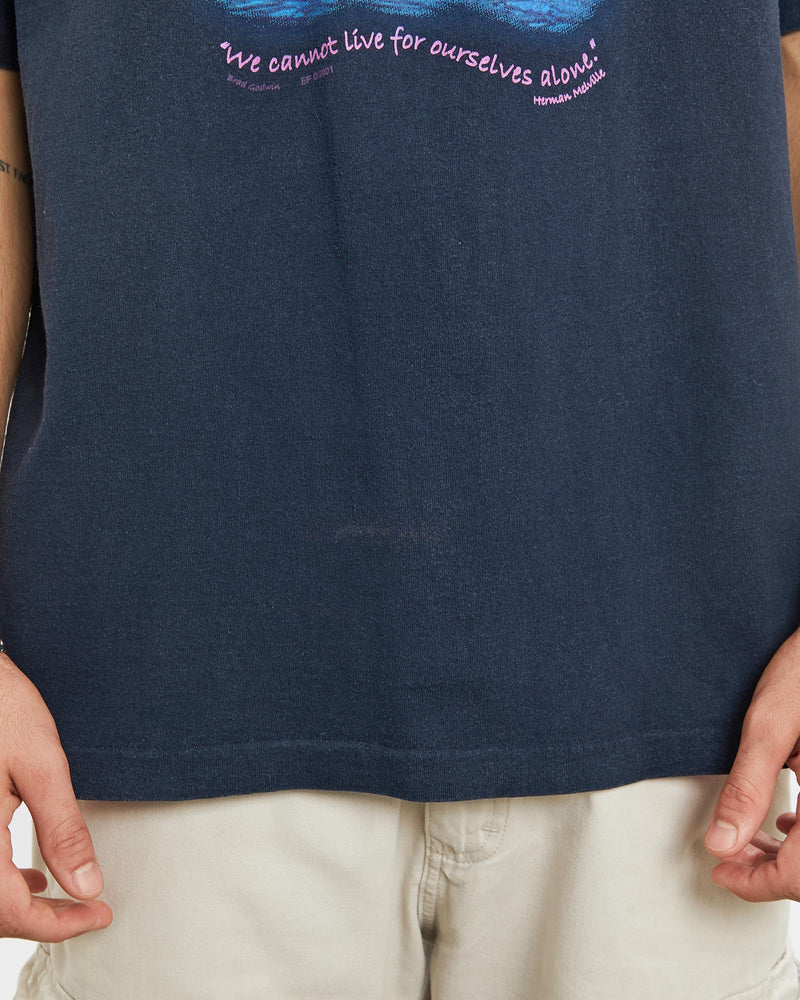 Vintage, Orca, Whale, Wildlife, Tee, The Real Deal, size extra large, colour Navy, newtown, sydney, australia, thrift store, opshop, preloved, secondhand, sustainable, retro, antique, 70s, 80s, 90s, 2000s, 00s, fashion, clothing, streetwear, trendy, garment, style, boutique, store, shop, archive, sale, cheap, best, top, T-Shirts