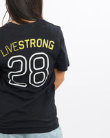 Vintage, Nike, Live, Strong, Sport, Tee, The Real Deal, size double extra small, colour Black, newtown, sydney, australia, thrift store, opshop, preloved, secondhand, sustainable, retro, antique, 70s, 80s, 90s, 2000s, 00s, fashion, clothing, streetwear, trendy, garment, style, boutique, store, shop, archive, sale, cheap, best, top, T-Shirts