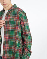 Vintage, 90s, Polo, Ralph, Lauren, Flannelette, Button, Up, Shirt, The Real Deal, size extra large, colour Multicolour, newtown, sydney, australia, thrift store, opshop, preloved, secondhand, sustainable, retro, antique, 70s, 80s, 90s, 2000s, 00s, fashion, clothing, streetwear, trendy, garment, style, boutique, store, shop, archive, sale, cheap, best, top, Shirts