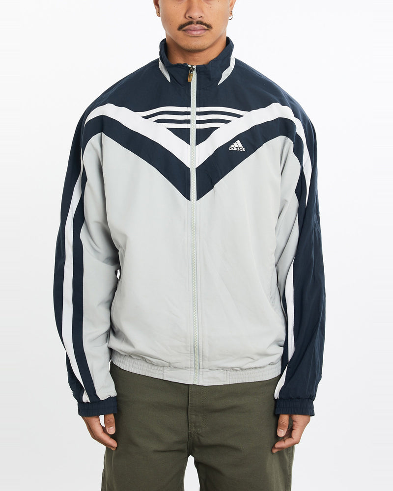 Vintage, Adidas, Windbreaker, Jacket, The Real Deal, size large, colour Multicolour, newtown, sydney, australia, thrift store, opshop, preloved, secondhand, sustainable, retro, antique, 70s, 80s, 90s, 2000s, 00s, fashion, clothing, streetwear, trendy, garment, style, boutique, store, shop, archive, sale, cheap, best, top, Jackets