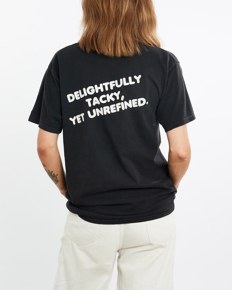 Vintage, Hooters, Tee, The Real Deal, size medium, colour Black, newtown, sydney, australia, thrift store, opshop, preloved, secondhand, sustainable, retro, antique, 70s, 80s, 90s, 2000s, 00s, fashion, clothing, streetwear, trendy, garment, style, boutique, store, shop, archive, sale, cheap, best, top, T-Shirts