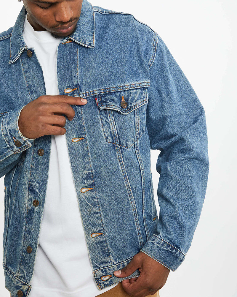 Vintage 90s Levi's Denim Jacket <br>XL , The Real Deal , newtown, sydney, australia, thrift store, opshop, preloved, secondhand, sustainable, retro, antique, 70s, 80s, 90s, 2000s, 00s, fashion, clothing, streetwear, trendy, garment, style, boutique, store, shop, archive, sale, cheap, best, top