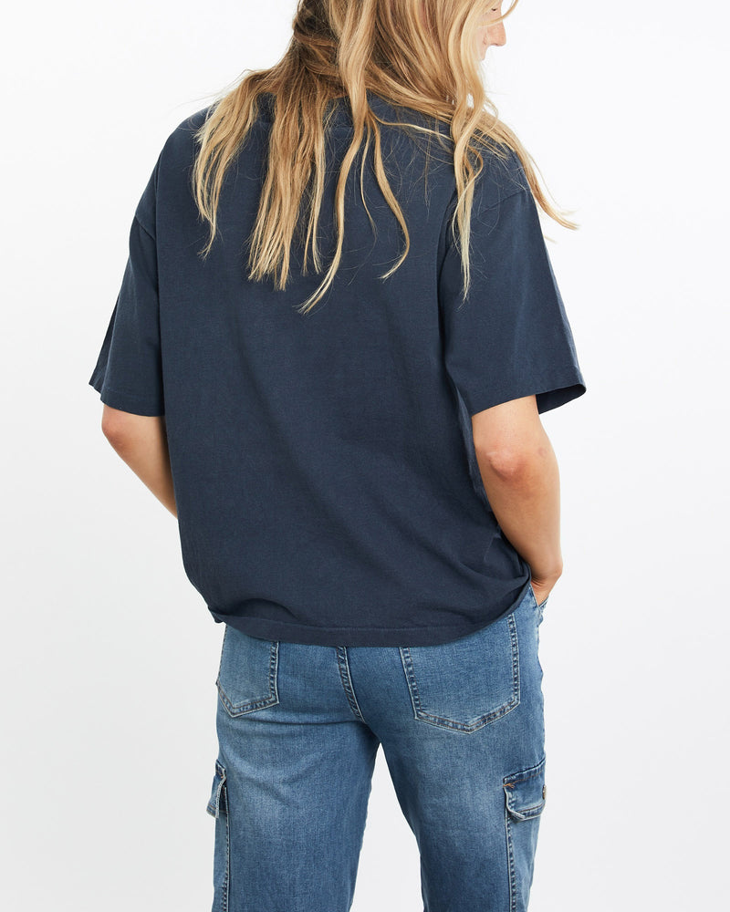 Vintage, 90s, Guess, USA, Tee, The Real Deal, size medium, colour Navy, newtown, sydney, australia, thrift store, opshop, preloved, secondhand, sustainable, retro, antique, 70s, 80s, 90s, 2000s, 00s, fashion, clothing, streetwear, trendy, garment, style, boutique, store, shop, archive, sale, cheap, best, top, T-Shirts