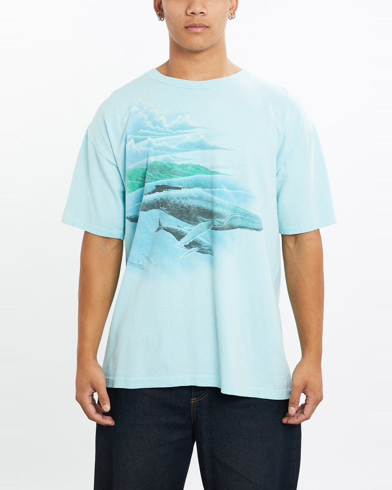 Vintage, 1997, Wildlife, Tee, The Real Deal, size large, colour Blue, newtown, sydney, australia, thrift store, opshop, preloved, secondhand, sustainable, retro, antique, 70s, 80s, 90s, 2000s, 00s, fashion, clothing, streetwear, trendy, garment, style, boutique, store, shop, archive, sale, cheap, best, top, T-Shirts