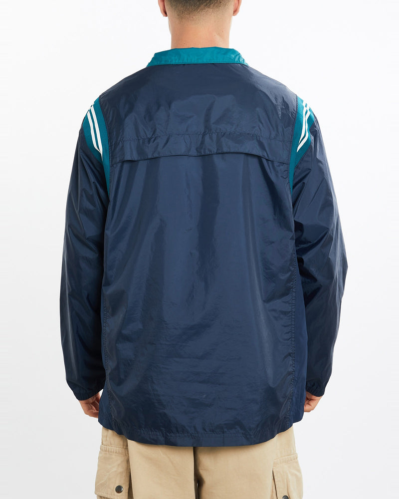 Vintage, Nike, Windbreaker, Jacket, The Real Deal, size large, colour Navy, newtown, sydney, australia, thrift store, opshop, preloved, secondhand, sustainable, retro, antique, 70s, 80s, 90s, 2000s, 00s, fashion, clothing, streetwear, trendy, garment, style, boutique, store, shop, archive, sale, cheap, best, top, Jackets