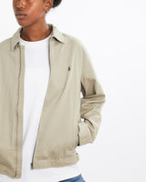 Vintage, 90s, Polo, Ralph, Lauren, Harrington, Jacket, The Real Deal, size medium, colour Brown, newtown, sydney, australia, thrift store, opshop, preloved, secondhand, sustainable, retro, antique, 70s, 80s, 90s, 2000s, 00s, fashion, clothing, streetwear, trendy, garment, style, boutique, store, shop, archive, sale, cheap, best, top, Jackets