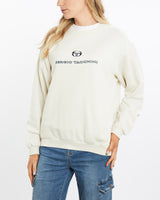 Vintage, Sergio, Tacchini, Sweatshirt, The Real Deal, size medium, colour Beige, newtown, sydney, australia, thrift store, opshop, preloved, secondhand, sustainable, retro, antique, 70s, 80s, 90s, 2000s, 00s, fashion, clothing, streetwear, trendy, garment, style, boutique, store, shop, archive, sale, cheap, best, top, Sweats and hoodies