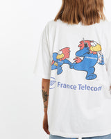 Vintage, 1998, France, FIFA, World, Cup, Tee, The Real Deal, size medium, colour White, newtown, sydney, australia, thrift store, opshop, preloved, secondhand, sustainable, retro, antique, 70s, 80s, 90s, 2000s, 00s, fashion, clothing, streetwear, trendy, garment, style, boutique, store, shop, archive, sale, cheap, best, top, T-Shirts