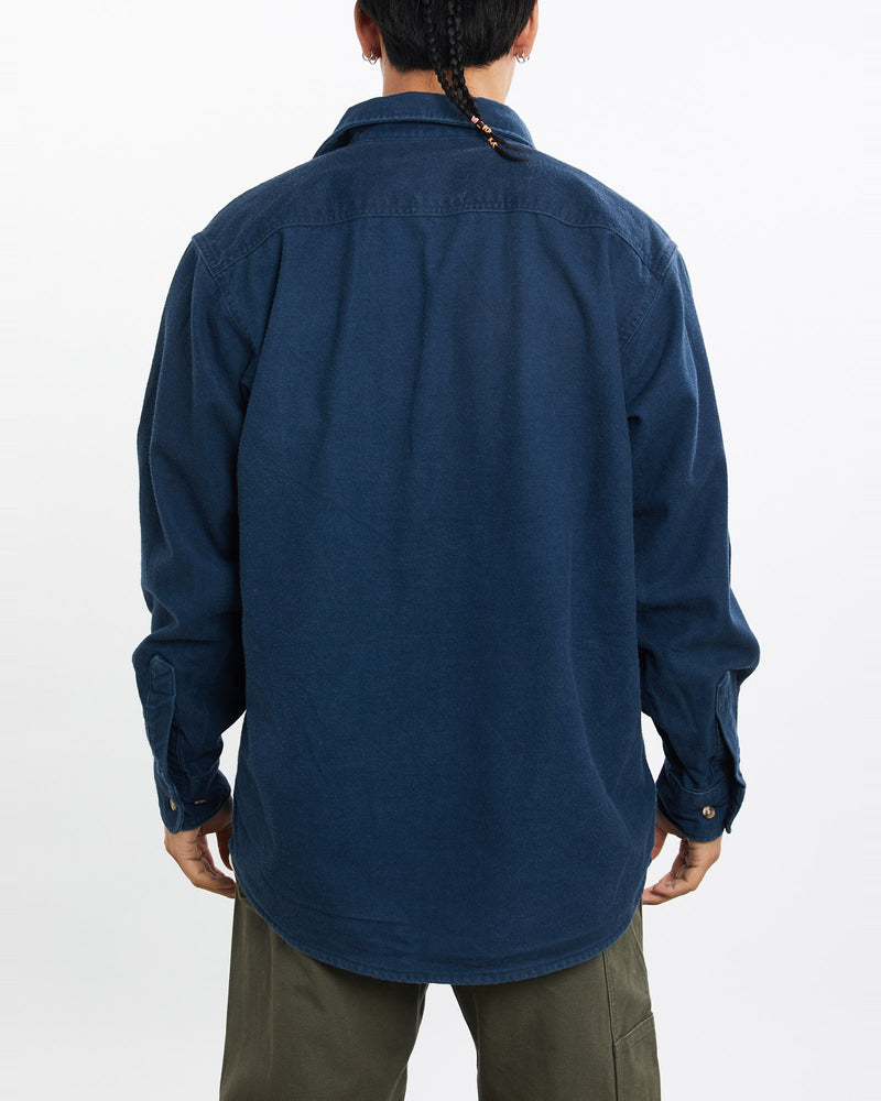 Vintage, Five, Brother, Button, Up, Shirt, The Real Deal, size large, colour Navy, newtown, sydney, australia, thrift store, opshop, preloved, secondhand, sustainable, retro, antique, 70s, 80s, 90s, 2000s, 00s, fashion, clothing, streetwear, trendy, garment, style, boutique, store, shop, archive, sale, cheap, best, top, Shirts