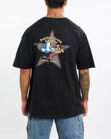 Vintage, Harley, Davidson, Owners, Group, Tee, The Real Deal, size extra large, colour Black, newtown, sydney, australia, thrift store, opshop, preloved, secondhand, sustainable, retro, antique, 70s, 80s, 90s, 2000s, 00s, fashion, clothing, streetwear, trendy, garment, style, boutique, store, shop, archive, sale, cheap, best, top, T-Shirts