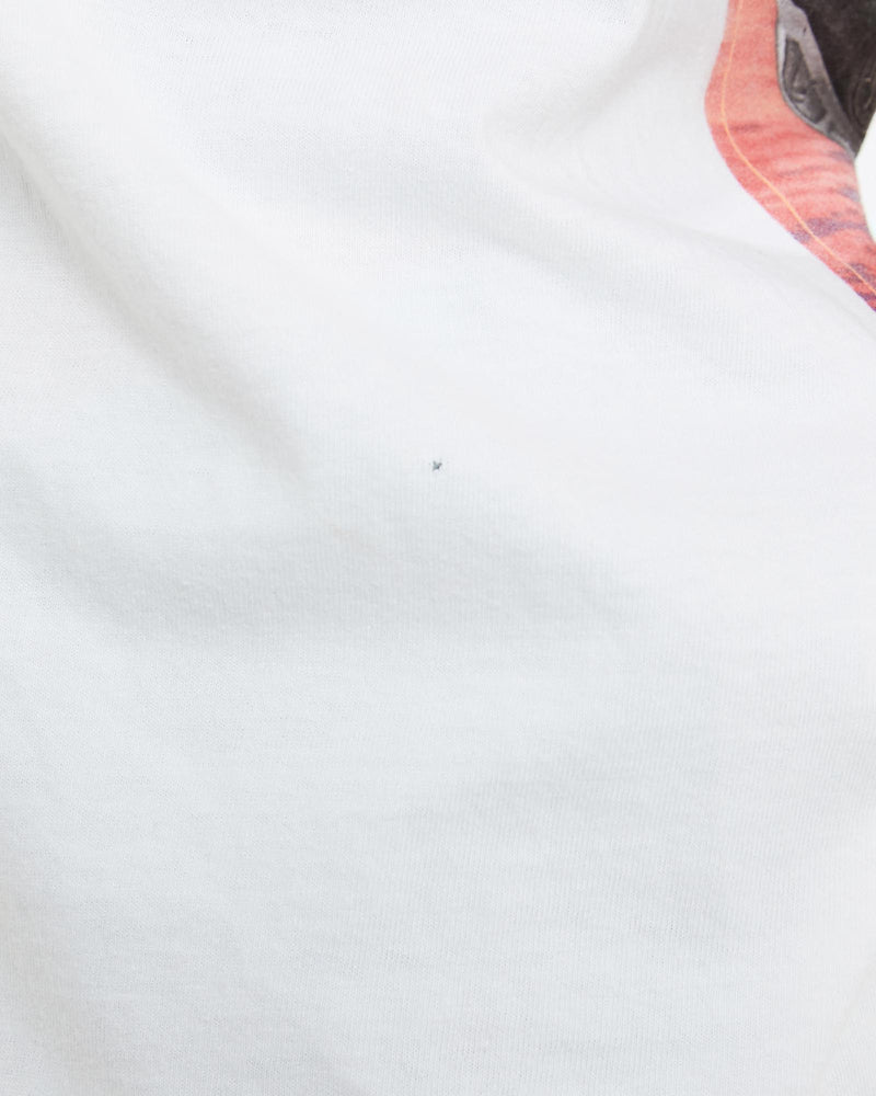 Vintage, In-N-Out, Burger, Tee, The Real Deal, size double extra small, colour White, newtown, sydney, australia, thrift store, opshop, preloved, secondhand, sustainable, retro, antique, 70s, 80s, 90s, 2000s, 00s, fashion, clothing, streetwear, trendy, garment, style, boutique, store, shop, archive, sale, cheap, best, top, T-Shirts