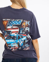 Vintage, Kasey, Kahne, NASCAR, Racing, Tee, The Real Deal, size medium, colour Navy, newtown, sydney, australia, thrift store, opshop, preloved, secondhand, sustainable, retro, antique, 70s, 80s, 90s, 2000s, 00s, fashion, clothing, streetwear, trendy, garment, style, boutique, store, shop, archive, sale, cheap, best, top, T-Shirts