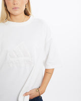 Vintage, 90s, Adidas, Tee, The Real Deal, size extra large, colour White, newtown, sydney, australia, thrift store, opshop, preloved, secondhand, sustainable, retro, antique, 70s, 80s, 90s, 2000s, 00s, fashion, clothing, streetwear, trendy, garment, style, boutique, store, shop, archive, sale, cheap, best, top, T-Shirts