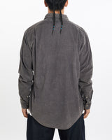 Vintage, Levi's, Corduroy, Button, Up, Shirt, The Real Deal, size large, colour Grey, newtown, sydney, australia, thrift store, opshop, preloved, secondhand, sustainable, retro, antique, 70s, 80s, 90s, 2000s, 00s, fashion, clothing, streetwear, trendy, garment, style, boutique, store, shop, archive, sale, cheap, best, top, Shirts