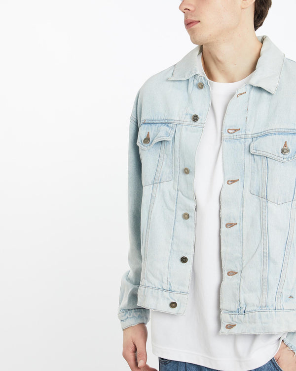 Vintage, Wrangler, Denim, Jacket, The Real Deal, size extra large, colour Blue, newtown, sydney, australia, thrift store, opshop, preloved, secondhand, sustainable, retro, antique, 70s, 80s, 90s, 2000s, 00s, fashion, clothing, streetwear, trendy, garment, style, boutique, store, shop, archive, sale, cheap, best, top, Jackets