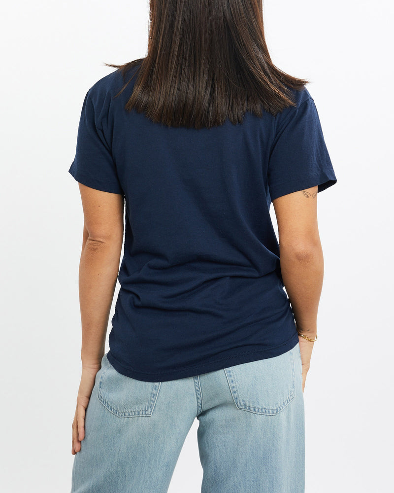 Vintage, 80s, Blank, Russell, Athletic, Tee, The Real Deal, size double extra small, colour Navy, newtown, sydney, australia, thrift store, opshop, preloved, secondhand, sustainable, retro, antique, 70s, 80s, 90s, 2000s, 00s, fashion, clothing, streetwear, trendy, garment, style, boutique, store, shop, archive, sale, cheap, best, top, T-Shirts