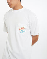 Vintage 90s Camel Cigarettes 'Joe's Beach Club' Tee <br>L , The Real Deal , newtown, sydney, australia, thrift store, opshop, preloved, secondhand, sustainable, retro, antique, 70s, 80s, 90s, 2000s, 00s, fashion, clothing, streetwear, trendy, garment, style, boutique, store, shop, archive, sale, cheap, best, top