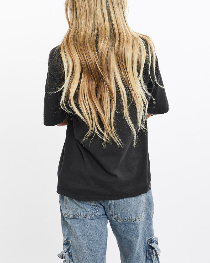 Vintage, 90s, Africa, Tee, The Real Deal, size small, colour Black, newtown, sydney, australia, thrift store, opshop, preloved, secondhand, sustainable, retro, antique, 70s, 80s, 90s, 2000s, 00s, fashion, clothing, streetwear, trendy, garment, style, boutique, store, shop, archive, sale, cheap, best, top, T-Shirts