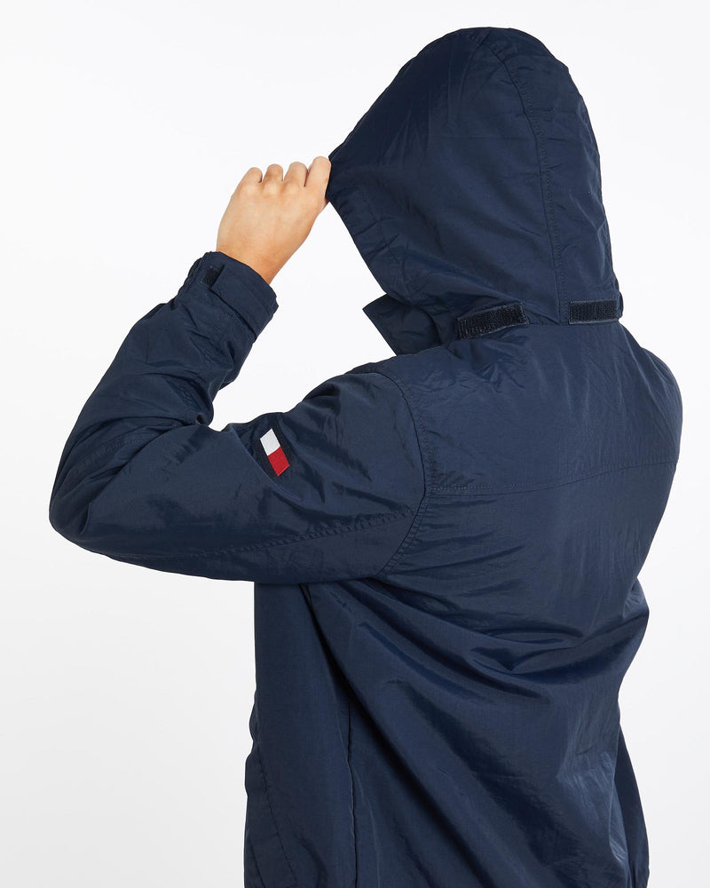 Vintage, Tommy, Hilfiger, Windbreaker, Jacket, The Real Deal, size medium, colour Navy, newtown, sydney, australia, thrift store, opshop, preloved, secondhand, sustainable, retro, antique, 70s, 80s, 90s, 2000s, 00s, fashion, clothing, streetwear, trendy, garment, style, boutique, store, shop, archive, sale, cheap, best, top, Jackets