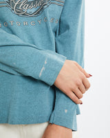 Vintage 1996 Harley Davidson Long Sleeve Tee <br>M , The Real Deal , newtown, sydney, australia, thrift store, opshop, preloved, secondhand, sustainable, retro, antique, 70s, 80s, 90s, 2000s, 00s, fashion, clothing, streetwear, trendy, garment, style, boutique, store, shop, archive, sale, cheap, best, top