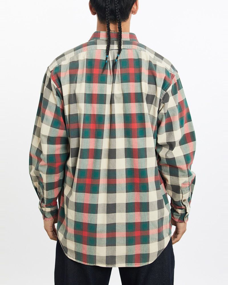 Vintage, 90s, Polo, Ralph, Lauren, Chambray, Button, Up, Shirt, The Real Deal, size large, colour Multicolour, newtown, sydney, australia, thrift store, opshop, preloved, secondhand, sustainable, retro, antique, 70s, 80s, 90s, 2000s, 00s, fashion, clothing, streetwear, trendy, garment, style, boutique, store, shop, archive, sale, cheap, best, top, Shirts