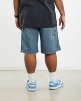 Vintage Joe Marlin Denim Carpenter Shorts <br>37" , The Real Deal , newtown, sydney, australia, thrift store, opshop, preloved, secondhand, sustainable, retro, antique, 70s, 80s, 90s, 2000s, 00s, fashion, clothing, streetwear, trendy, garment, style, boutique, store, shop, archive, sale, cheap, best, top