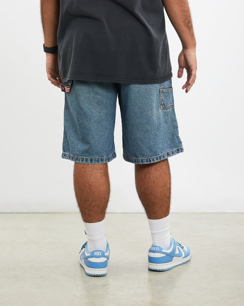 Vintage Joe Marlin Denim Carpenter Shorts <br>37" , The Real Deal , newtown, sydney, australia, thrift store, opshop, preloved, secondhand, sustainable, retro, antique, 70s, 80s, 90s, 2000s, 00s, fashion, clothing, streetwear, trendy, garment, style, boutique, store, shop, archive, sale, cheap, best, top