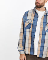 Vintage, 90s, Five, Brother, Flannelette, Button, Up, Shirt, The Real Deal, size extra large, colour Multicolour, newtown, sydney, australia, thrift store, opshop, preloved, secondhand, sustainable, retro, antique, 70s, 80s, 90s, 2000s, 00s, fashion, clothing, streetwear, trendy, garment, style, boutique, store, shop, archive, sale, cheap, best, top, Shirts