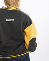 Vintage, 90s, Starter, NHL, Boston, Bruins, Sweatshirt, The Real Deal, size medium, colour Multicolour, newtown, sydney, australia, thrift store, opshop, preloved, secondhand, sustainable, retro, antique, 70s, 80s, 90s, 2000s, 00s, fashion, clothing, streetwear, trendy, garment, style, boutique, store, shop, archive, sale, cheap, best, top, Sweats and hoodies