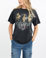 Vintage, WWE, Wrestling, Tee, The Real Deal, size medium, colour Black, newtown, sydney, australia, thrift store, opshop, preloved, secondhand, sustainable, retro, antique, 70s, 80s, 90s, 2000s, 00s, fashion, clothing, streetwear, trendy, garment, style, boutique, store, shop, archive, sale, cheap, best, top, T-Shirts