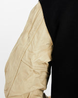 Vintage, 90s, Varsity, Jacket, The Real Deal, size large, colour Black, newtown, sydney, australia, thrift store, opshop, preloved, secondhand, sustainable, retro, antique, 70s, 80s, 90s, 2000s, 00s, fashion, clothing, streetwear, trendy, garment, style, boutique, store, shop, archive, sale, cheap, best, top, Jackets