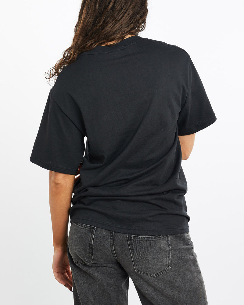 Vintage, 90s, NFL, Carolina, Panthers, Tee, The Real Deal, size medium, colour Black, newtown, sydney, australia, thrift store, opshop, preloved, secondhand, sustainable, retro, antique, 70s, 80s, 90s, 2000s, 00s, fashion, clothing, streetwear, trendy, garment, style, boutique, store, shop, archive, sale, cheap, best, top, T-Shirts