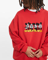 Vintage 90s Disney Mickey Mouse Sweatshirt <br>XL , The Real Deal , newtown, sydney, australia, thrift store, opshop, preloved, secondhand, sustainable, retro, antique, 70s, 80s, 90s, 2000s, 00s, fashion, clothing, streetwear, trendy, garment, style, boutique, store, shop, archive, sale, cheap, best, top