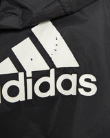 Vintage, 90s, Adidas, Windbreaker, Jacket, The Real Deal, size extra small, colour Black, newtown, sydney, australia, thrift store, opshop, preloved, secondhand, sustainable, retro, antique, 70s, 80s, 90s, 2000s, 00s, fashion, clothing, streetwear, trendy, garment, style, boutique, store, shop, archive, sale, cheap, best, top, Jackets