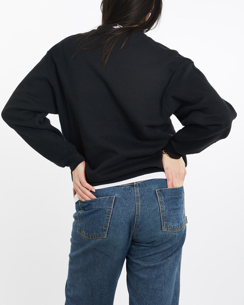 Vintage, Russell, Athletic, Sweatshirt, The Real Deal, size medium, colour Black, newtown, sydney, australia, thrift store, opshop, preloved, secondhand, sustainable, retro, antique, 70s, 80s, 90s, 2000s, 00s, fashion, clothing, streetwear, trendy, garment, style, boutique, store, shop, archive, sale, cheap, best, top, Sweats and hoodies